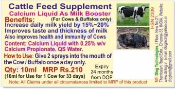 cfs spray 10ml bottle label