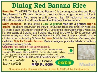 Dinlog Red Banana Rice Draft label Sep25